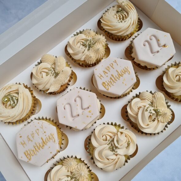 12 Birthday Cupcakes