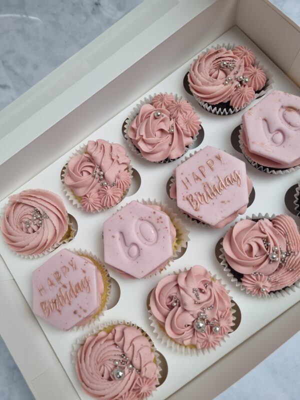 12 Birthday Cupcakes - Image 3
